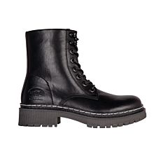 Dockers Schnürstiefel für Damen aus Kunstleder schwarz