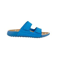 Ecco 2nd Cozma Slide für Damen aus Leder blau