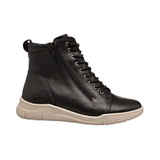 Gemini Schnürstiefelette Damen aus Nappaleder schwarz