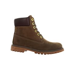 Boot Lumberjack en cuir pour Elle olive