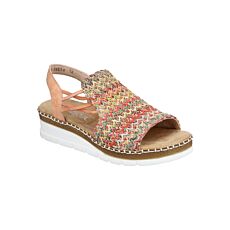 RIEKER Sandalette bunt für Damen mehrfarbig
