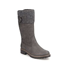 Botte toutes saisons RIEKER dames en matière souple anthracite