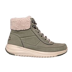 SKECHERS Schnürstiefelette für Damen olive