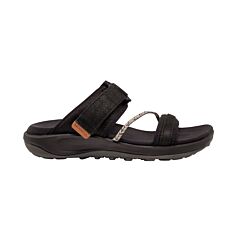 Mule MERRELL Terran 4 en cuir lisse avec du textile noir