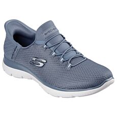 SKECHERS SLIP INS Schlupfschuh für Damen hellblau