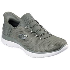 Chaussure SKECHERS SLIP INS pour dames olive