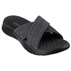 SKECHERS GO WALK Slide für Damen schwarz