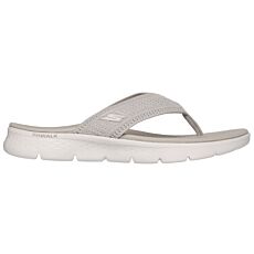 SKECHERS Go Walk Zehentrenner für Damen natur