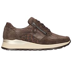 WALDLÄUFER Schnürschuh aus weichem Nappaleder – braun