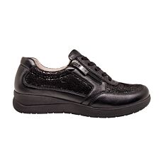 Chaussure à lacer CAPRICE pour dames noir