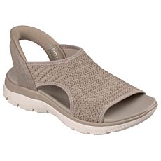 SKECHERS Slip Ins Sandale für Damen taupe
