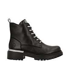 RIEKER Schnürstiefel für Damen schwarz