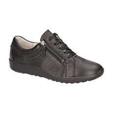 WALDLÄUFER Schnürschuh schwarz