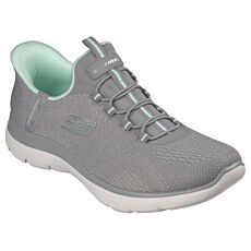 Chaussures SKECHERS Slip Ins pour dames gris clair