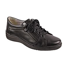 HICKERSBERGER Halbschuh für Damen aus Nappaleder schwarz