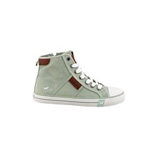 Sneakers MUSTANG Mid pour dames menthe