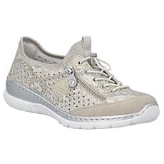 RIEKER Schlupfschuh beige