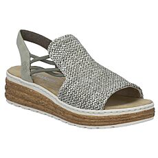 RIEKER Sandalette für Damen grün