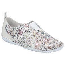 RIEKER Schlupfschuh aus Glattleder multi-color