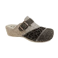 Mules MUBB en feutre de laine – gris
