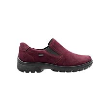 ARA Schlupfschuh aus robustem Veloursmaterial – rot