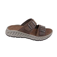 Mule FRETZ MEN Elias en cuir brun