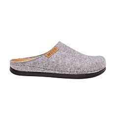 Pantoufle MUBB pour hommes en véritable feutre de laine gris