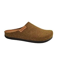Pantoufle MUBB pour hommes en véritable feutre de laine olive