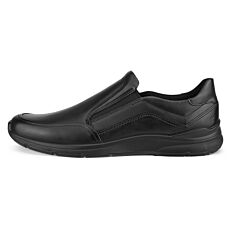 Chaussure ECCO Irving M pour hommes en nubuck noir
