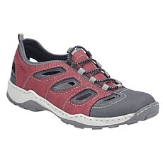 Chaussure Rieker outdoor fonctionnelle et sport rouge