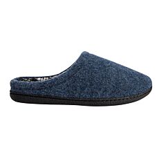 Herren Pantoffel in aus Textilmaterial marine