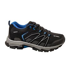 Chaussure de course et de randonnée avec membrane Tex pour dames et hommes – noir-bleu