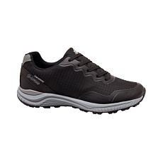 Nordic Walking Schnürschuh für Damen und Herren schwarz