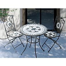 Bistro-Set Mosaik 3-teilig