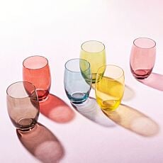 Lunasol Trinkglas Optima Multicolor 6er-Set