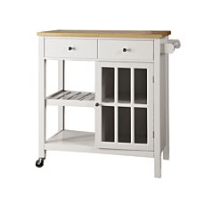Küchenwagen Ela, mit Vitrinenschrank