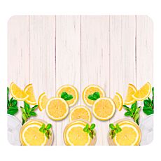 Plaque de recouvrement Multi Citrons, en verre