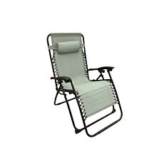 Chaise longue Torro, largeur confort 74 cm vert