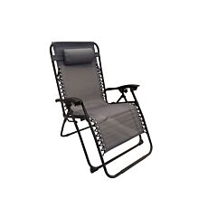 Sonnenliege Torro, Komfortbreite 74 cm grau