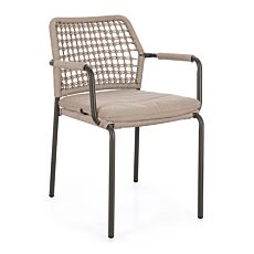 Stapelstuhl Rajada 2er Set beige