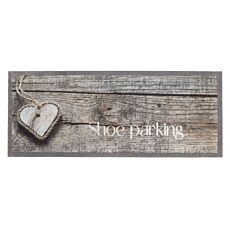 Fussmatte Schuhparkplatz Heart Wood 40x100 cm