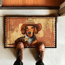 Paillasson Deputy au charmant motif de chiens 50x75 cm