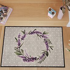 Türvorlage Lavender Wreath mit Lavendel-Motiv 50x75 cm