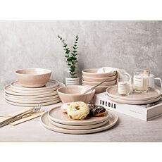 Geschirr-Set Baros 18–teilig rosa