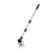 Grattoir à joints à 4 dents avec manche télescopique