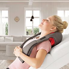 Masseur Shiatsu à accu de Vitalmaxx avec fonction chauffante