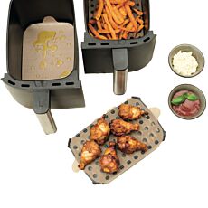 Insert à frire carré pour friteuse Dual à air chaud