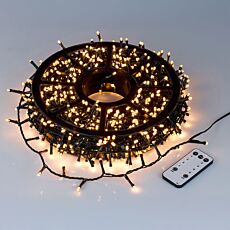 Lichterkette auf Trommel, 30 Meter, 1000 LED, mit Fernbedienung