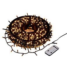 Lichterkette auf Trommel, 30 Meter, 1000 LED, mit Fernbedienung