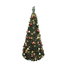 Künstlicher Tannenbaum mit LED–Licht